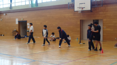 ２・３体育　２組目のスタート