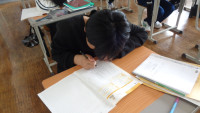 ２年英語　書き取り練習～９０