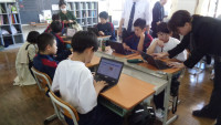 １年総合　授業参観４